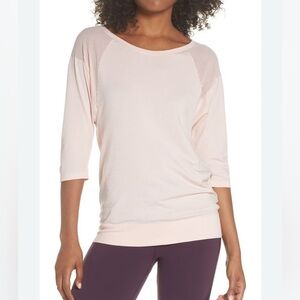 SWEATY BETTY S Dharana Woman Pink activewear casual comfort athleisure yoga top